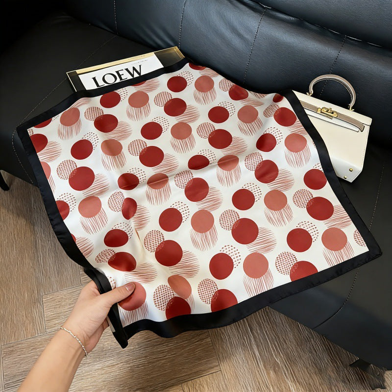 Pañuelos de Seda de Verano para Mujer 70x70 cm Cuadrados