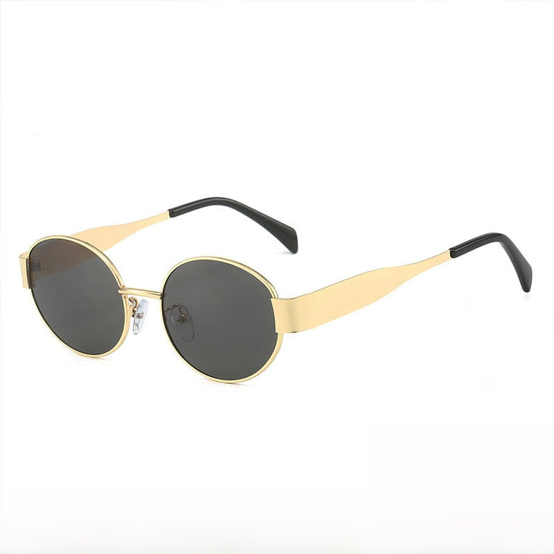 Gafas de Sol Montura Metálica Ovalada
