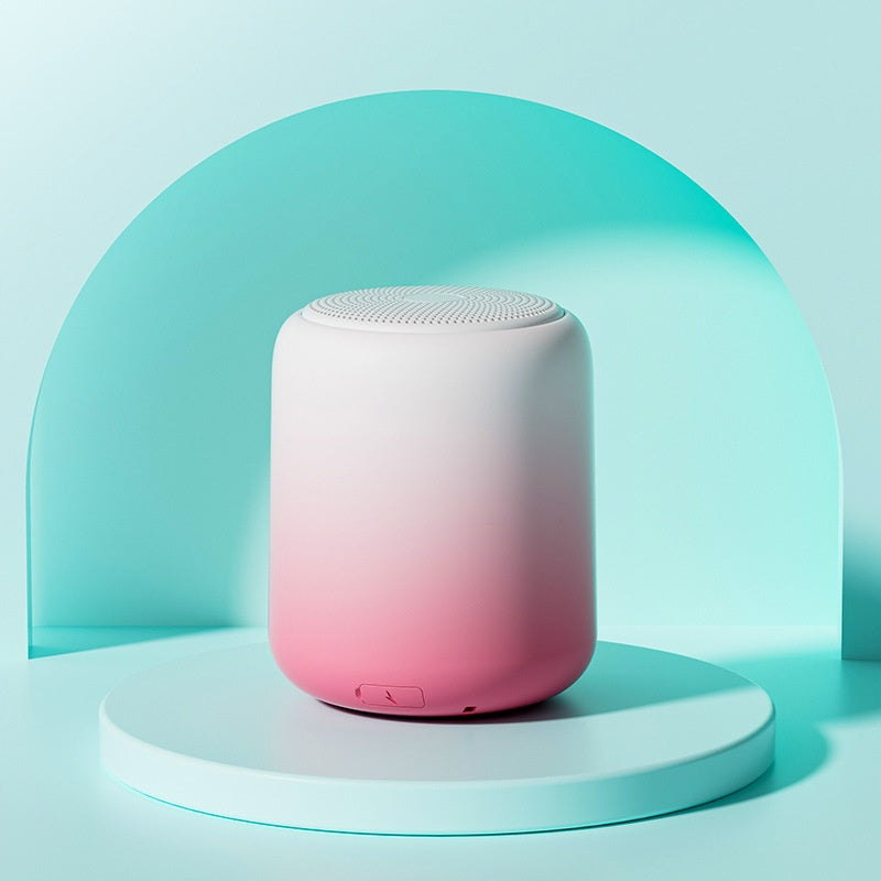 Portable Waterproof Bluetooth Speaker with Gradient Color