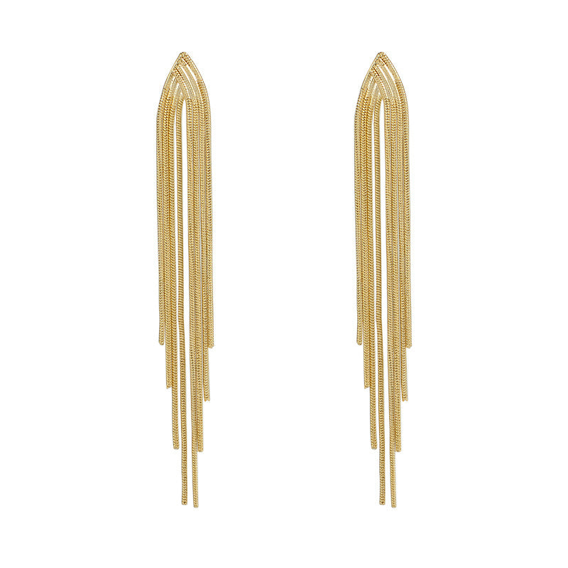 Pendientes de cadena largos
