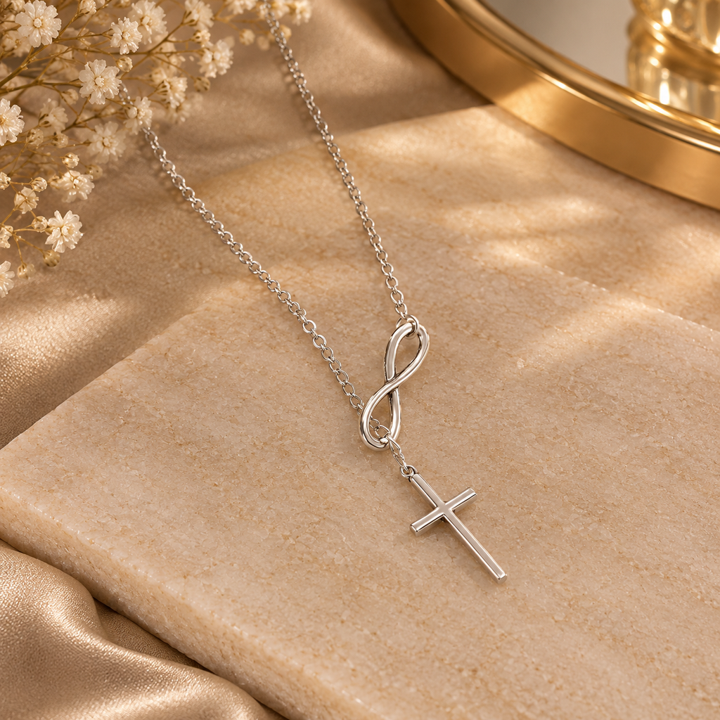 Collar con Colgante de Cruz