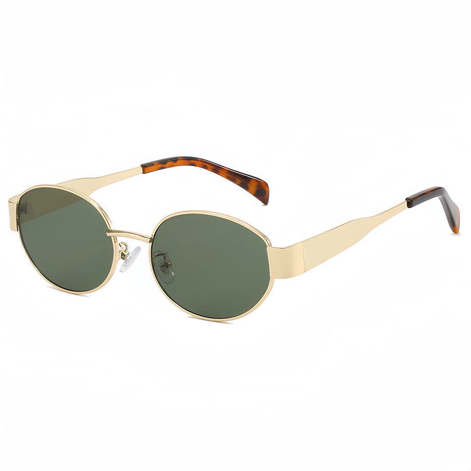 Gafas de Sol Montura Metálica Ovalada