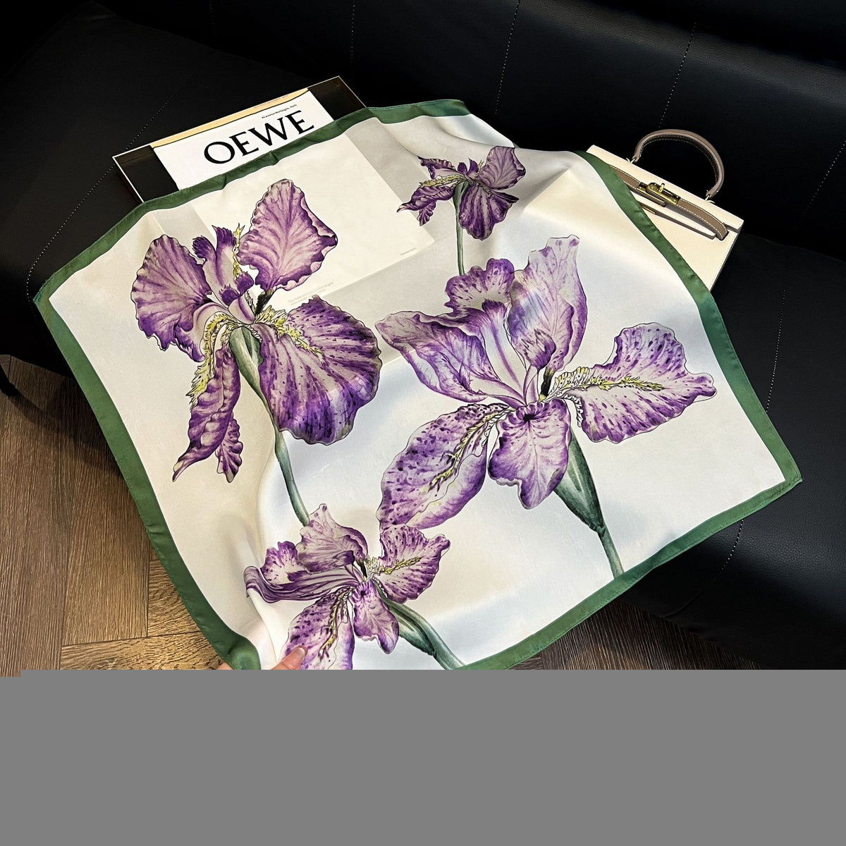 Pañuelos de Seda de Verano para Mujer 70x70 cm Cuadrados