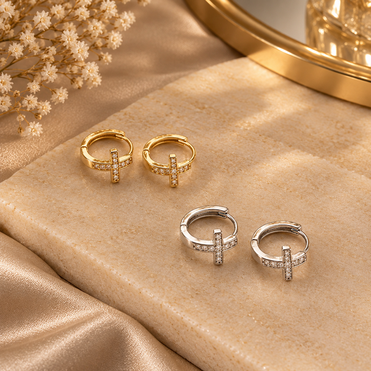 Pendientes de Cruz