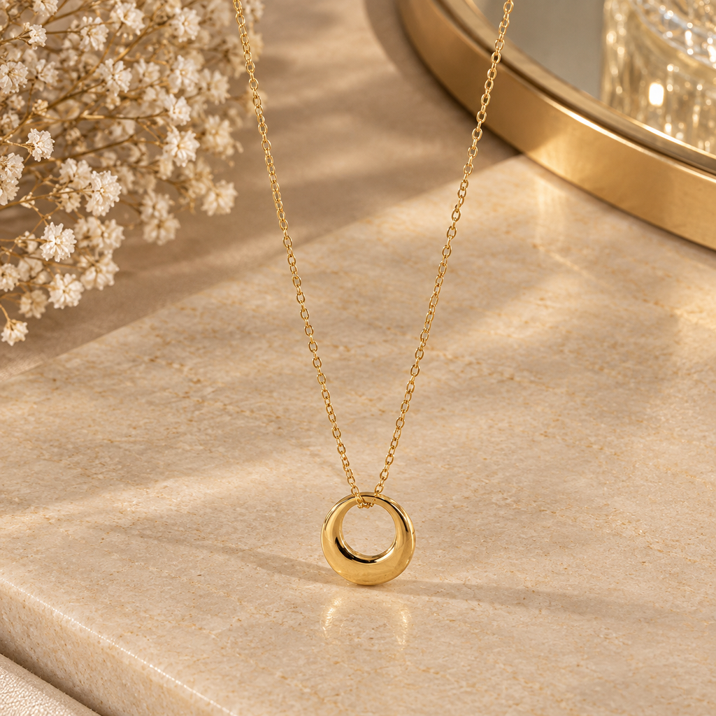 Collar Clavícula con Aro Redondo