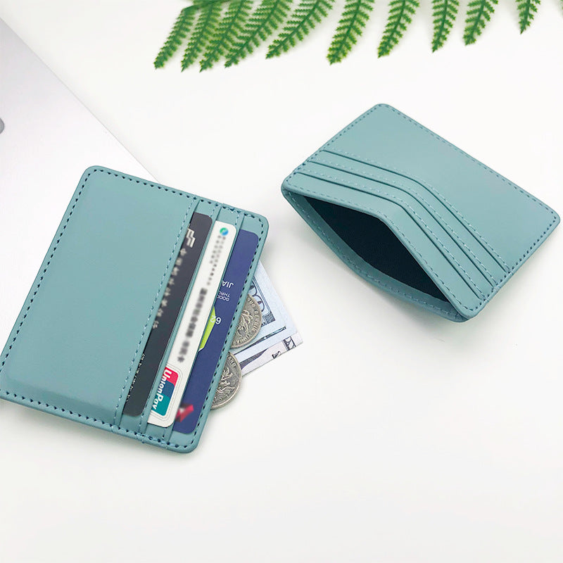 Tarjetero Multicarta de Cuero PU