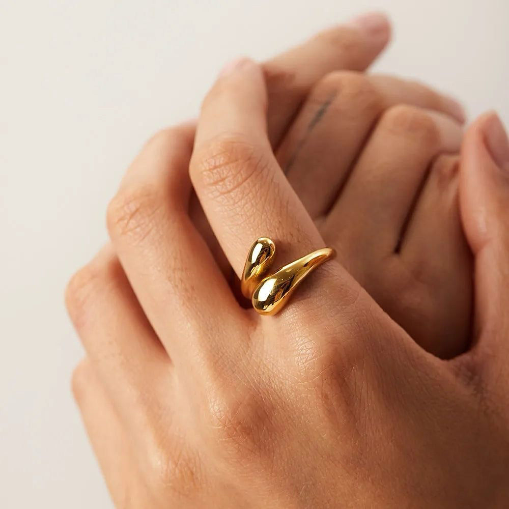 Anillo gota de agua