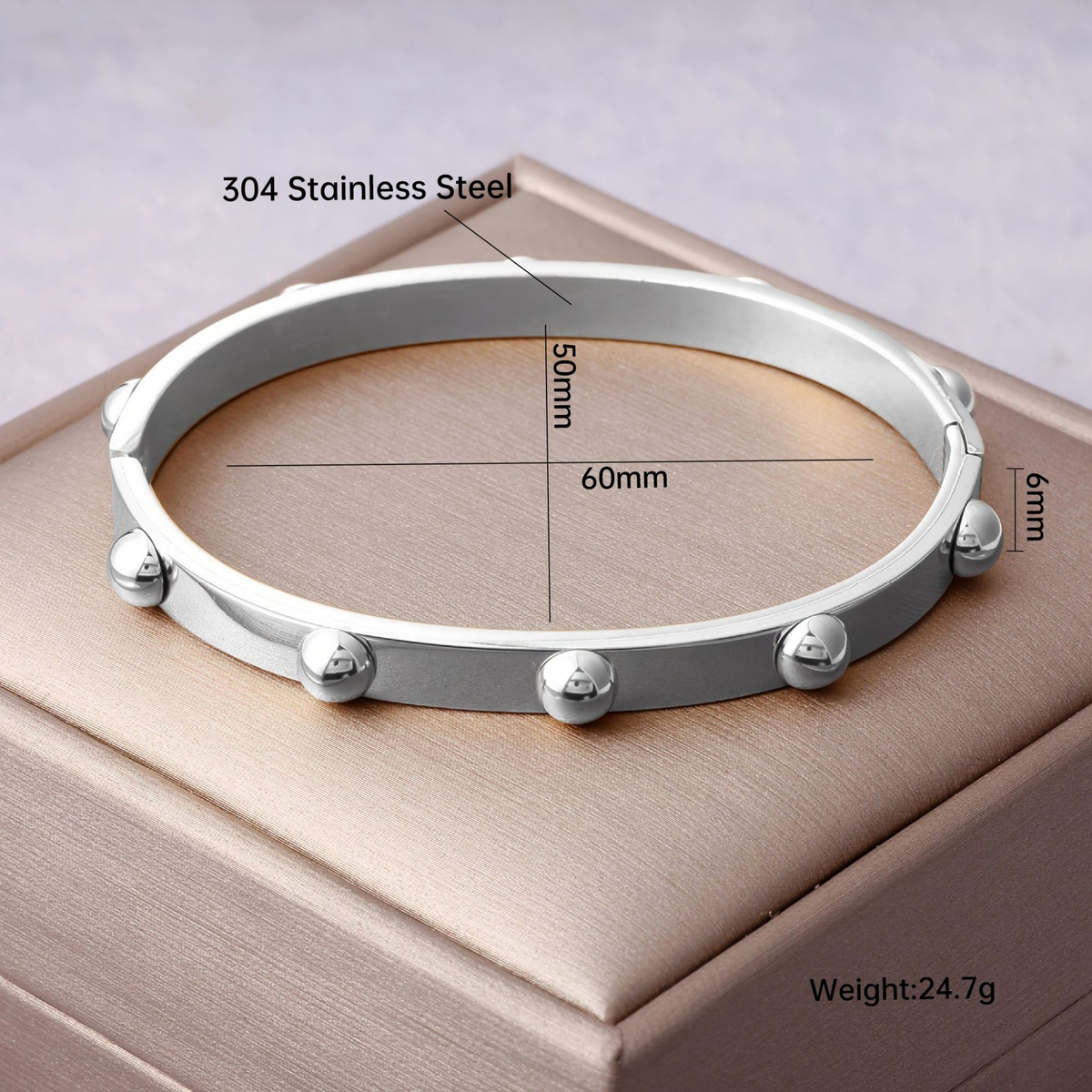 Pulsera de acero inoxidable