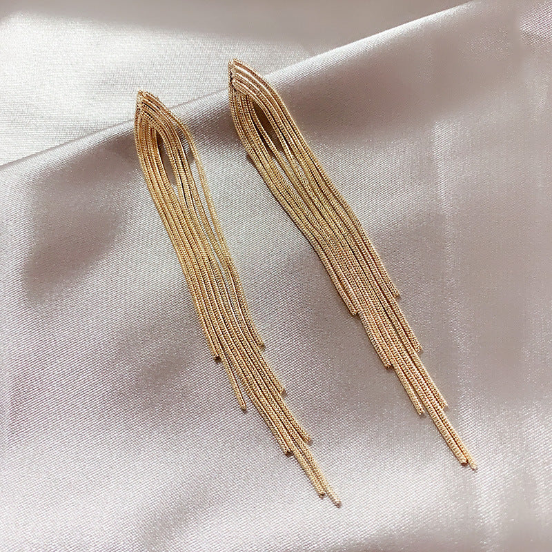 Pendientes de cadena largos